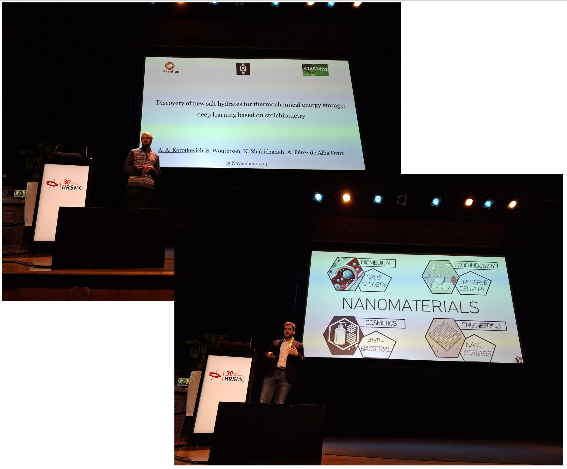 Massimiliano and Alexander present at HRSMC Lustrum symposium